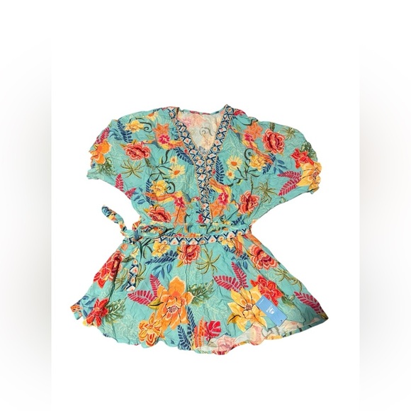 Cupshe Tropical Dolman Sleeve Casual Mini Dress - Picture 6 of 9